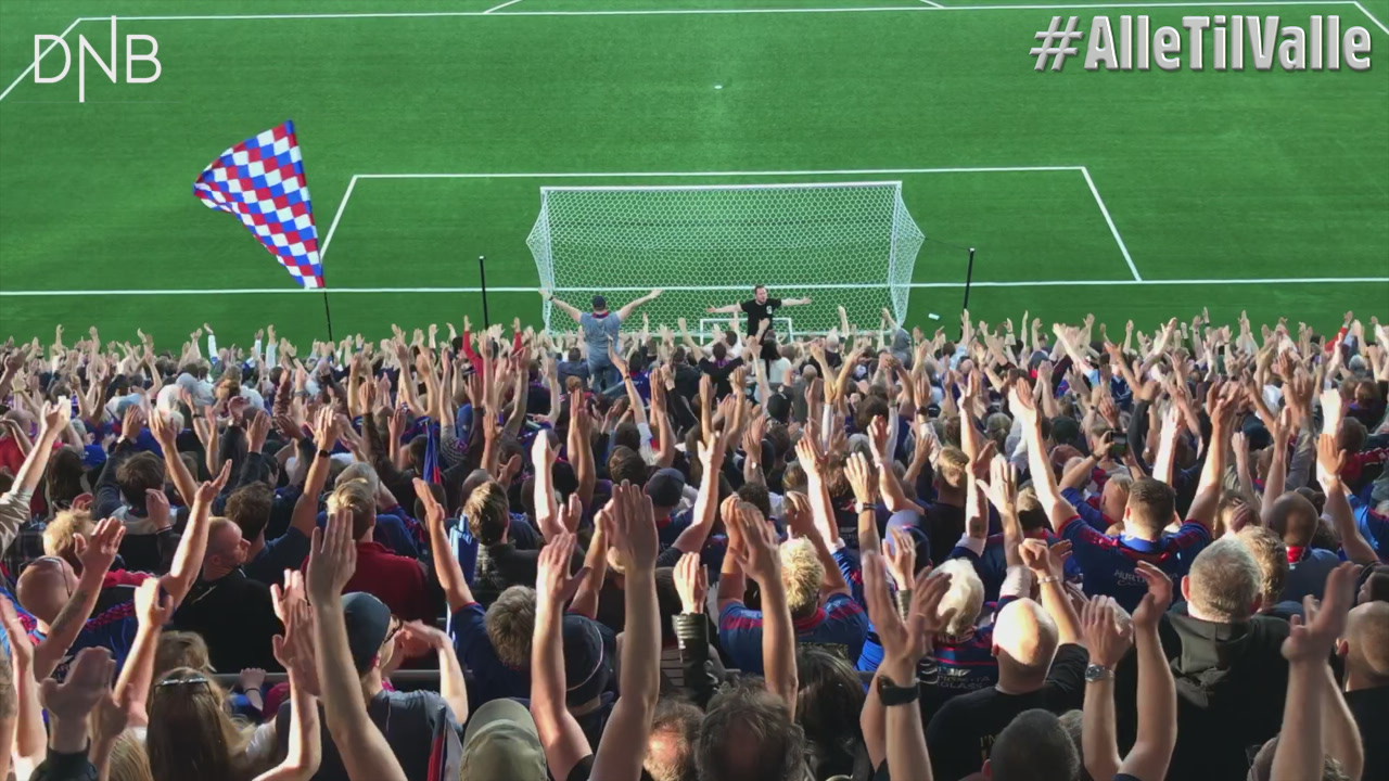 Supportertribunen 16. mai